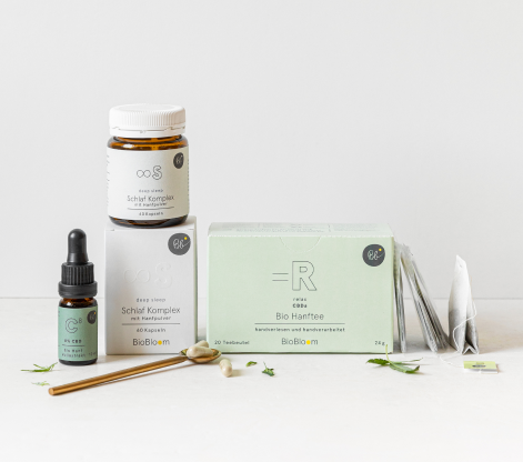 Mehr über den Artikel erfahren Gut und erholsam schlafen mit </br>BioBloom Produkten