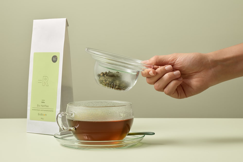 Lass den Stress ziehen mit unserem Bio Hanftee