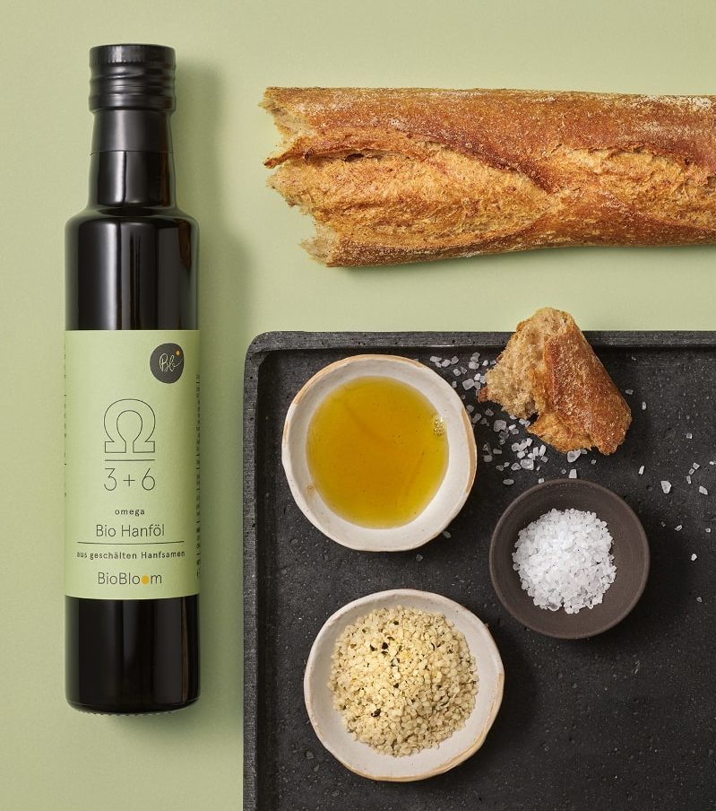 Omega – das reichhaltige Bio Hanföl von BioBloom