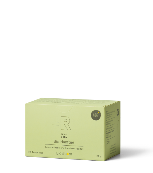 Bio Hanfblütentee Hanftee CBDa relax Box