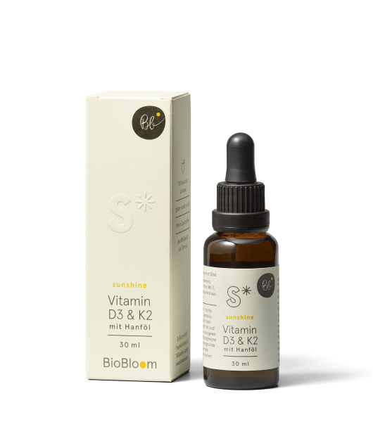 Vitamin D3 und K2 sunshine